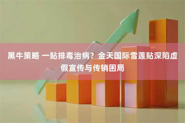 黑牛策略 一贴排毒治病？金天国际雪莲贴深陷虚假宣传与传销困局