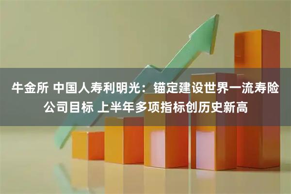 牛金所 中国人寿利明光：锚定建设世界一流寿险公司目标 上半年多项指标创历史新高